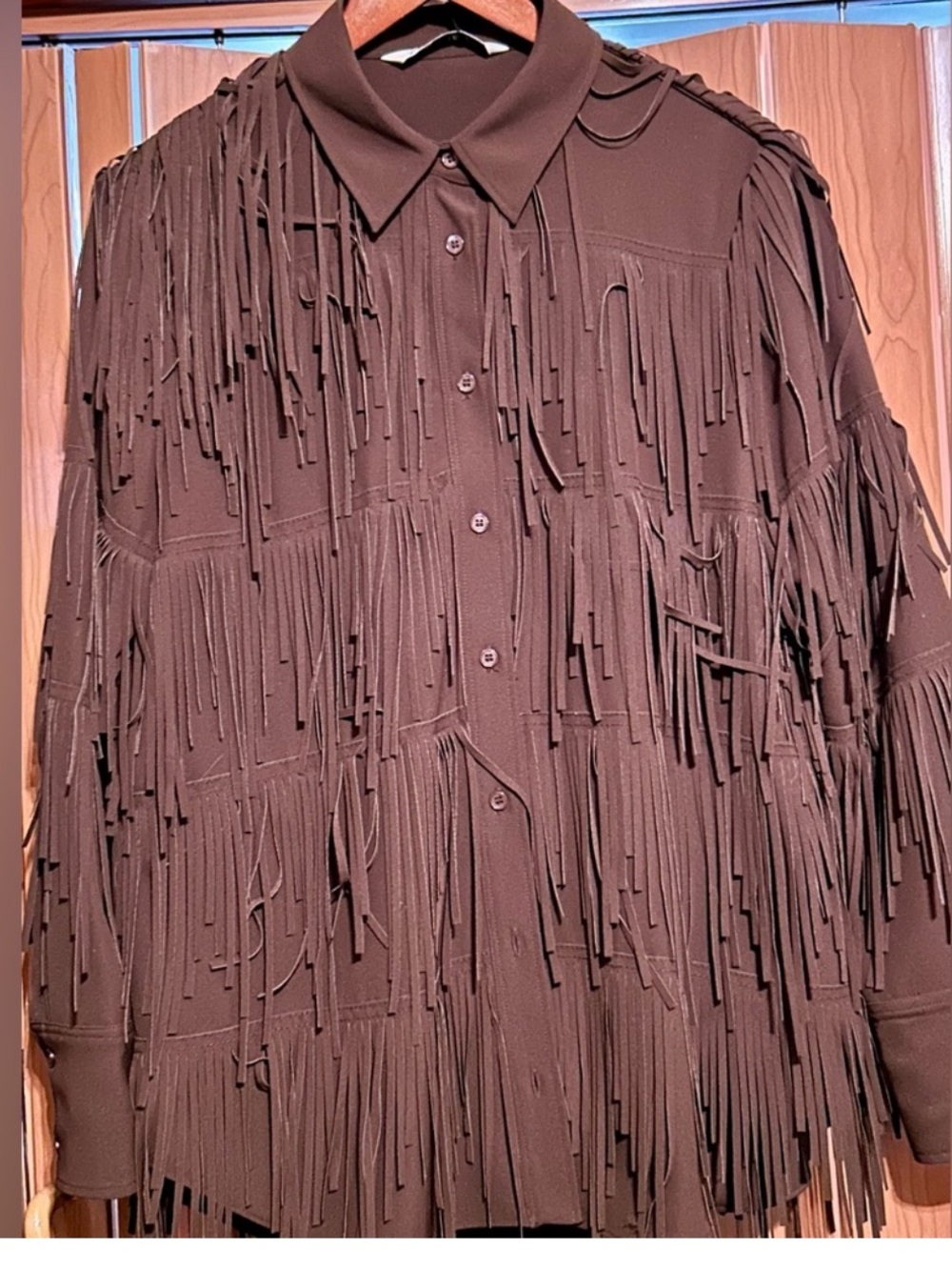 NWT ZARA BOHO FRINGE JACKET - Picture 7 of 9